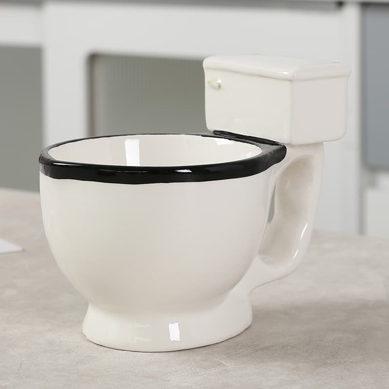 Toilet Trash Can Coffee Mug Cup thumbnail 4