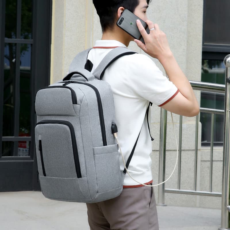 Travel Essentials Laptop Backpack thumbnail 4