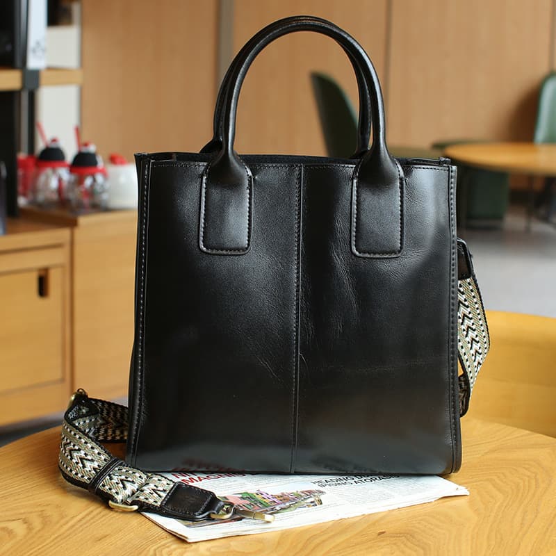 Vegan Leather Simple Vintage Shoulder Retro Handbag thumbnail 2