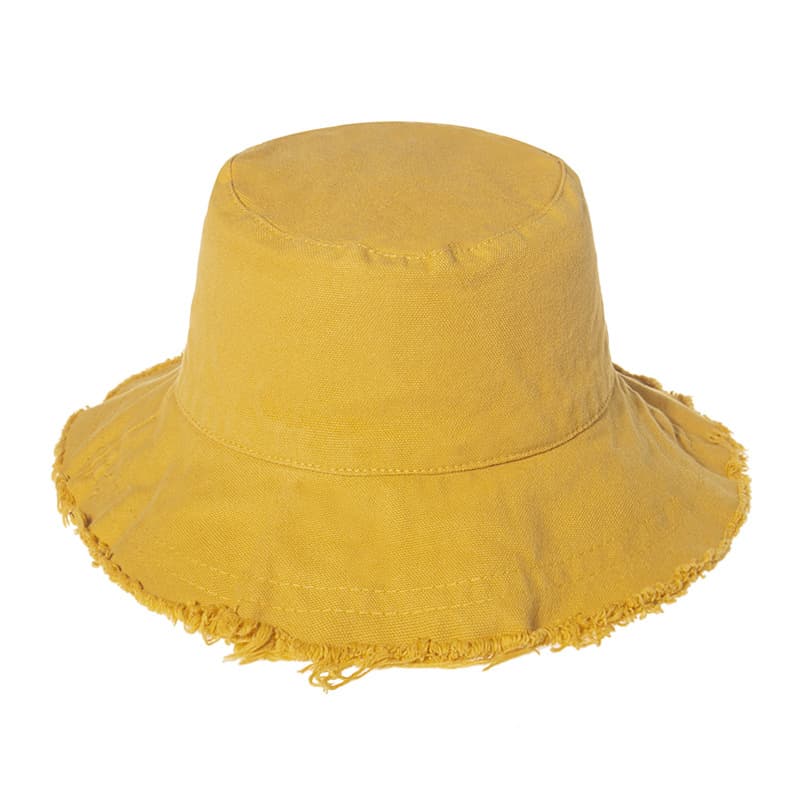 Wide Brim Cotton Sun Bucket Hat thumbnail 2