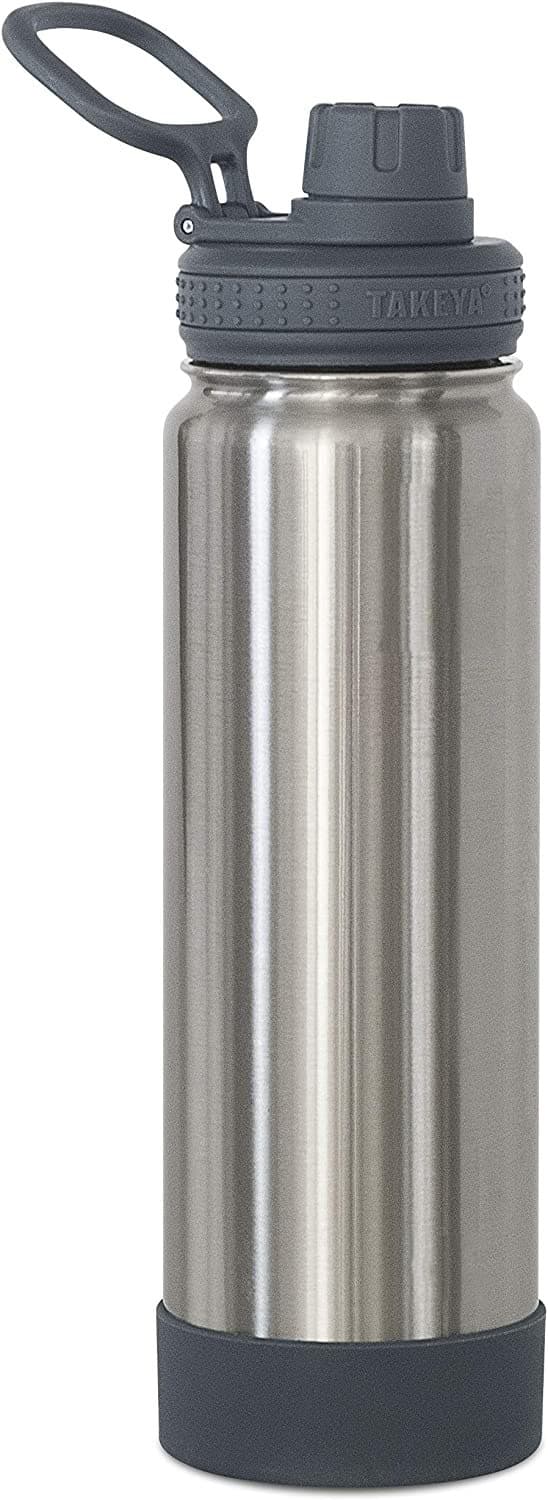 22 oz Insulated Stainless Steel Water Bottle with Spout Lid thumbnail 8