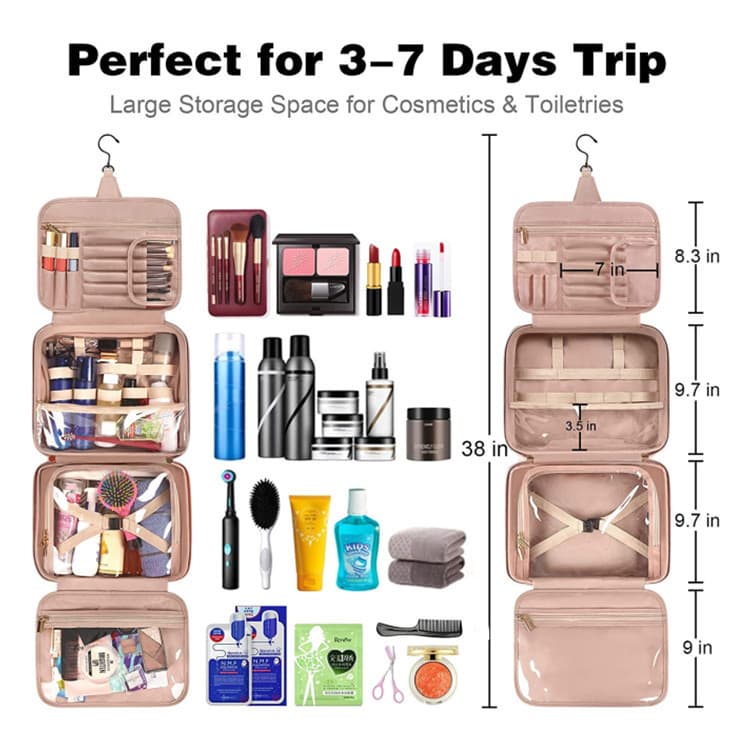 Waterproof Travel Cosmetic Organizer thumbnail 3