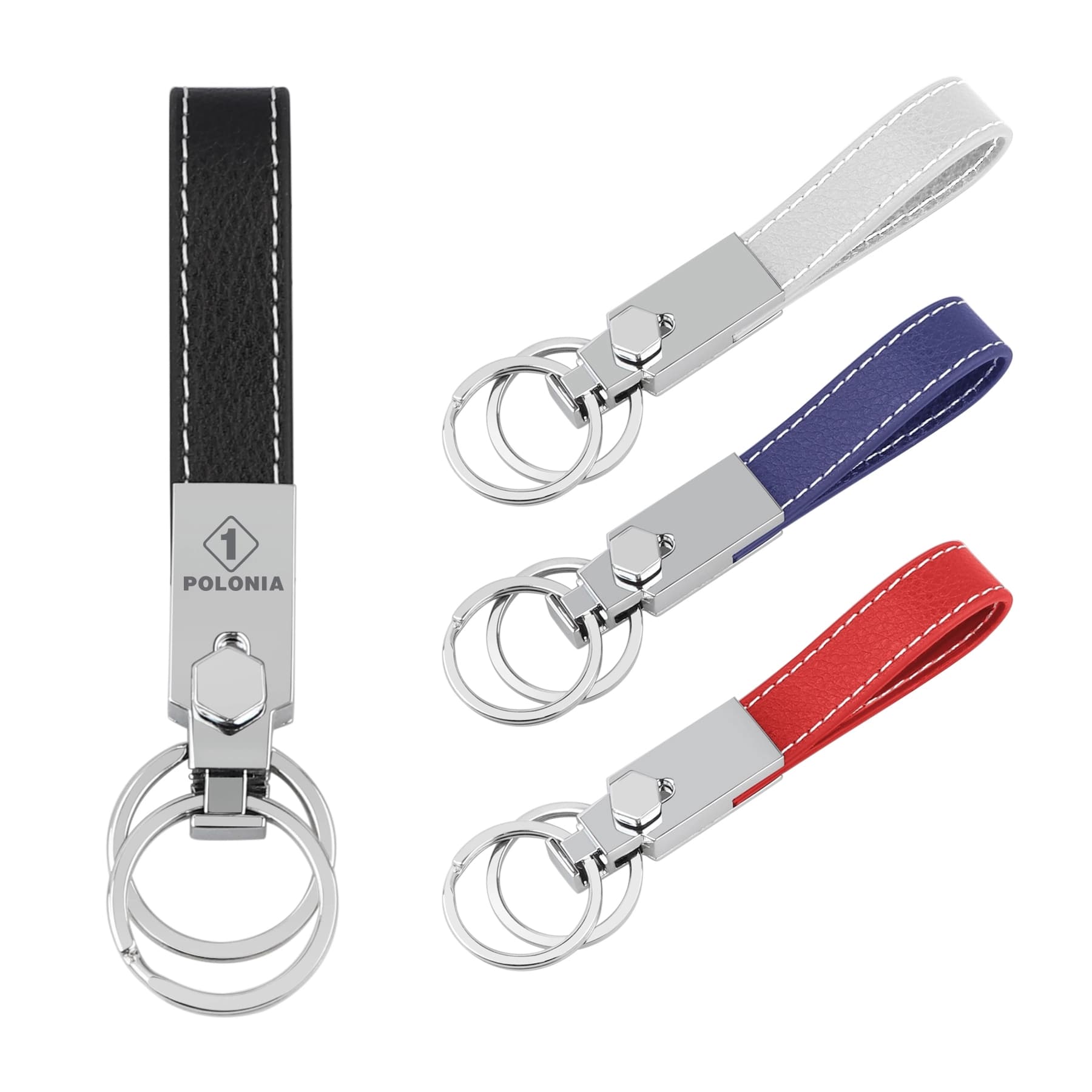 PU Leather Metal Key Chain