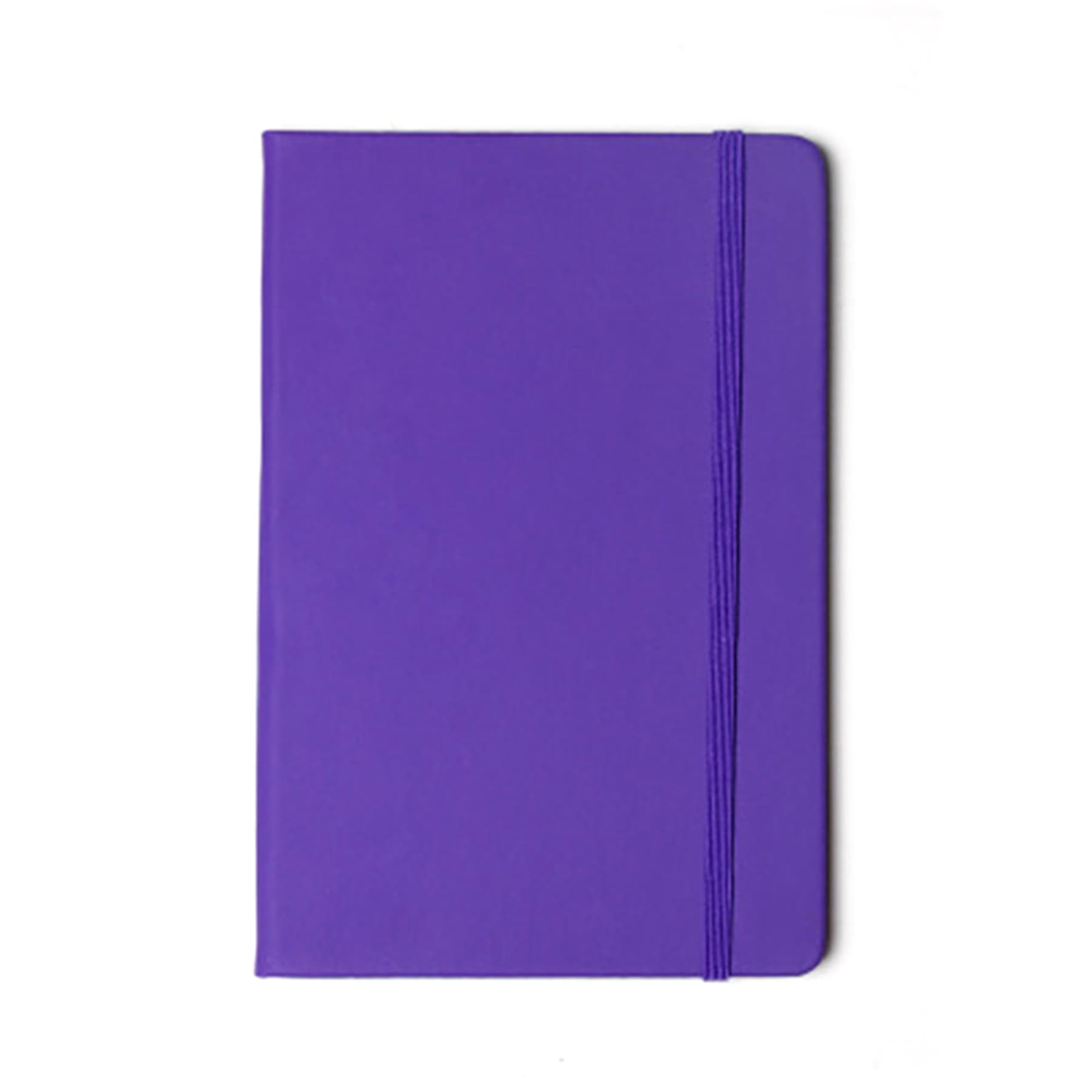 A6 Soft Touch Pocket Journal Notebook W/ Elastic Band  thumbnail 11