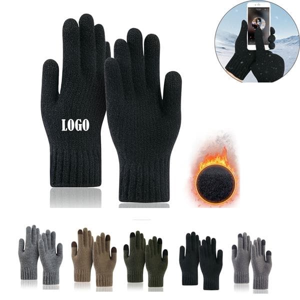 Winter Warm Cashmere Velvet Touchscreen Gloves thumbnail 4