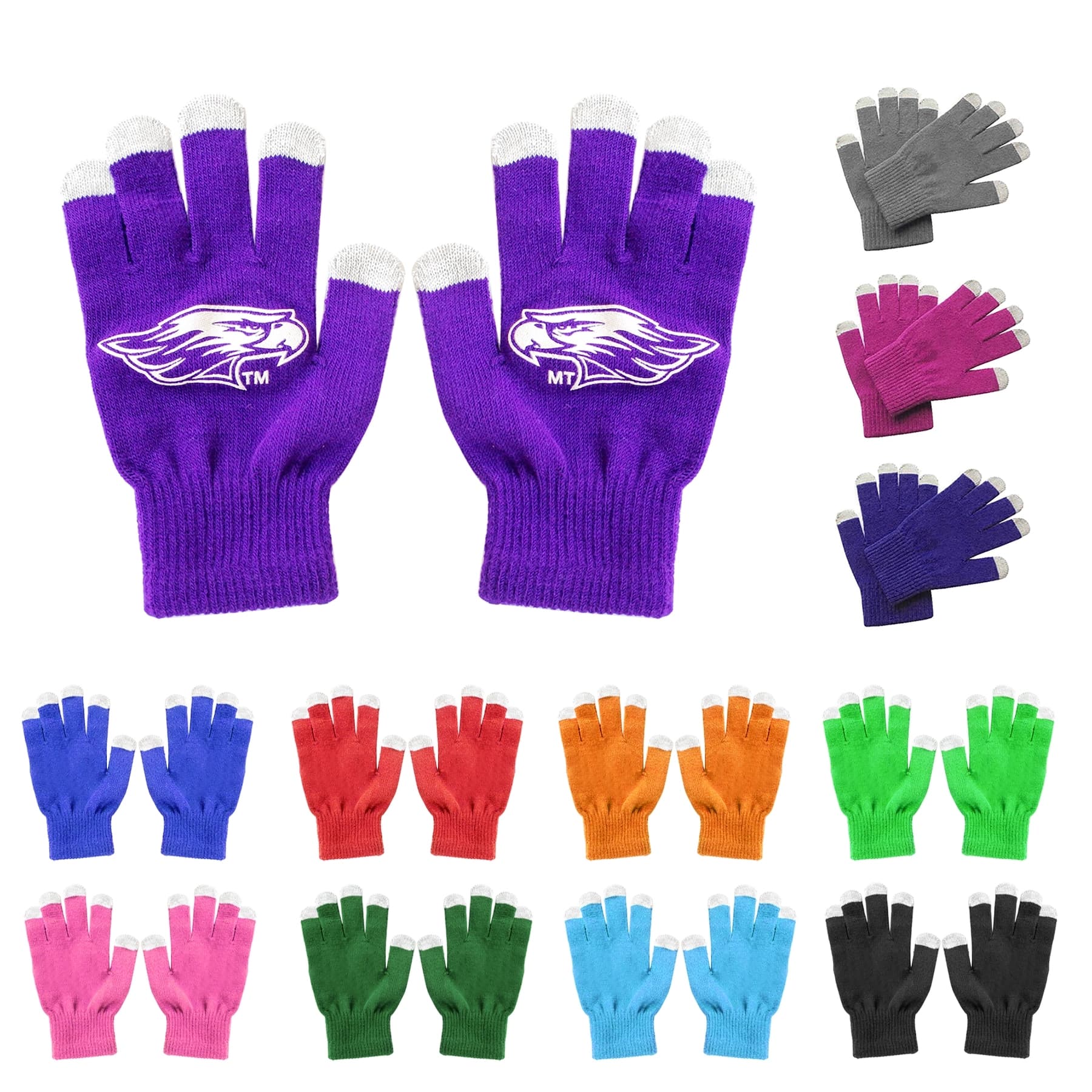 Five Finger Touch Screen Gloves