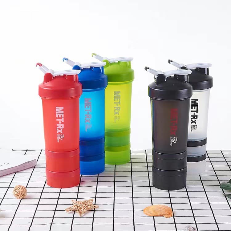 Fitness Shake Bottle with Containers thumbnail 2