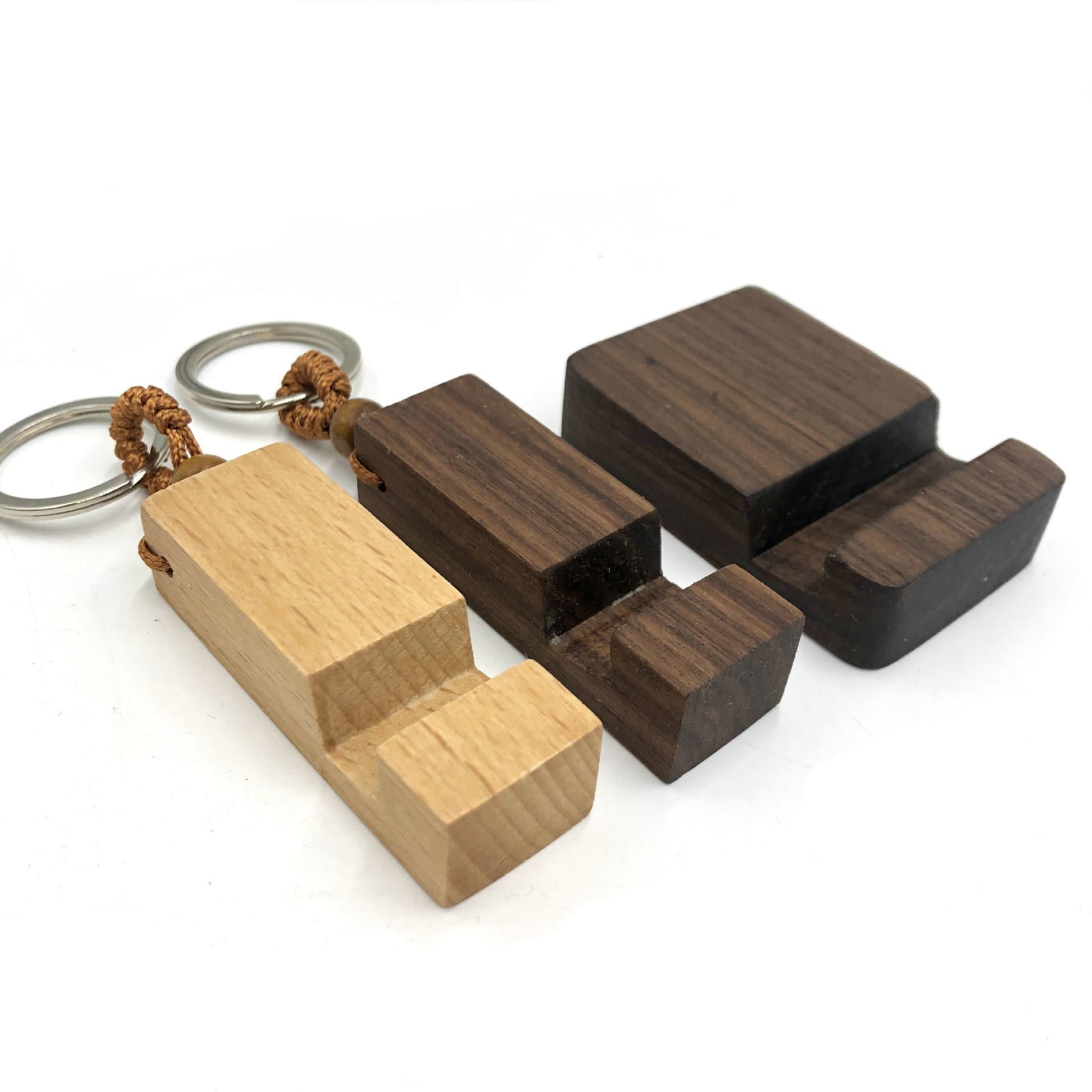 Wood Phone Stand Keychain thumbnail 7