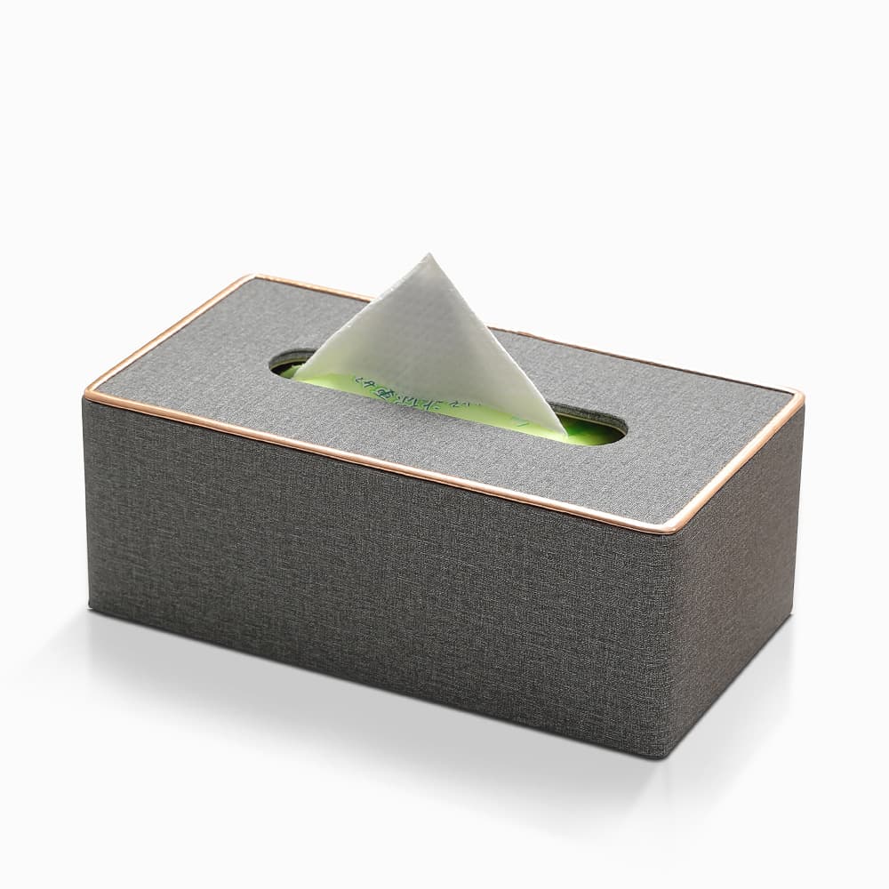 Modern PU Leather Tissue Box Napkin Organizer thumbnail 3