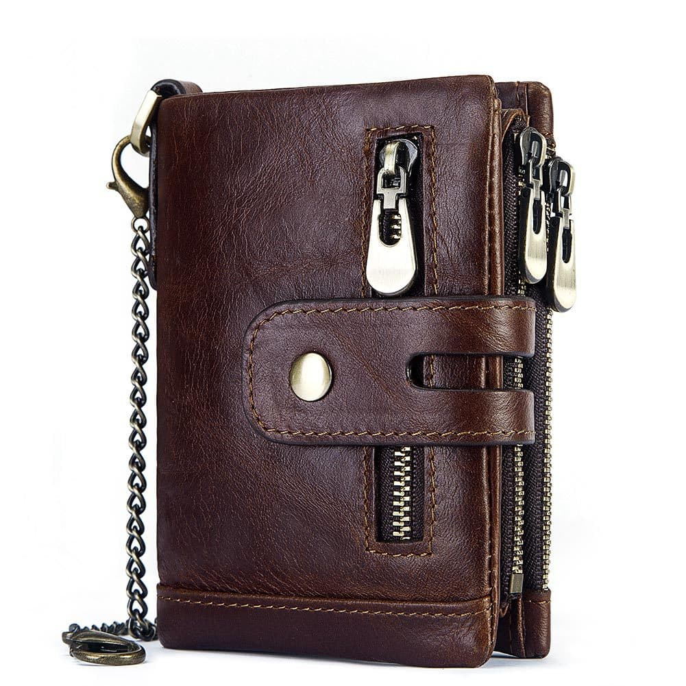 Anti-Theft Leather Wallets Purse