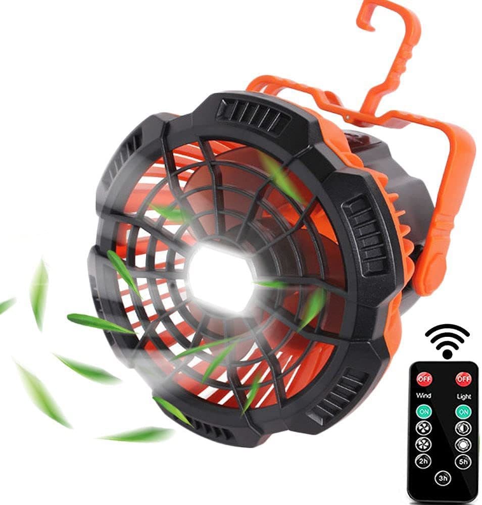 USB Charging Remote Control Fan With Light thumbnail 4