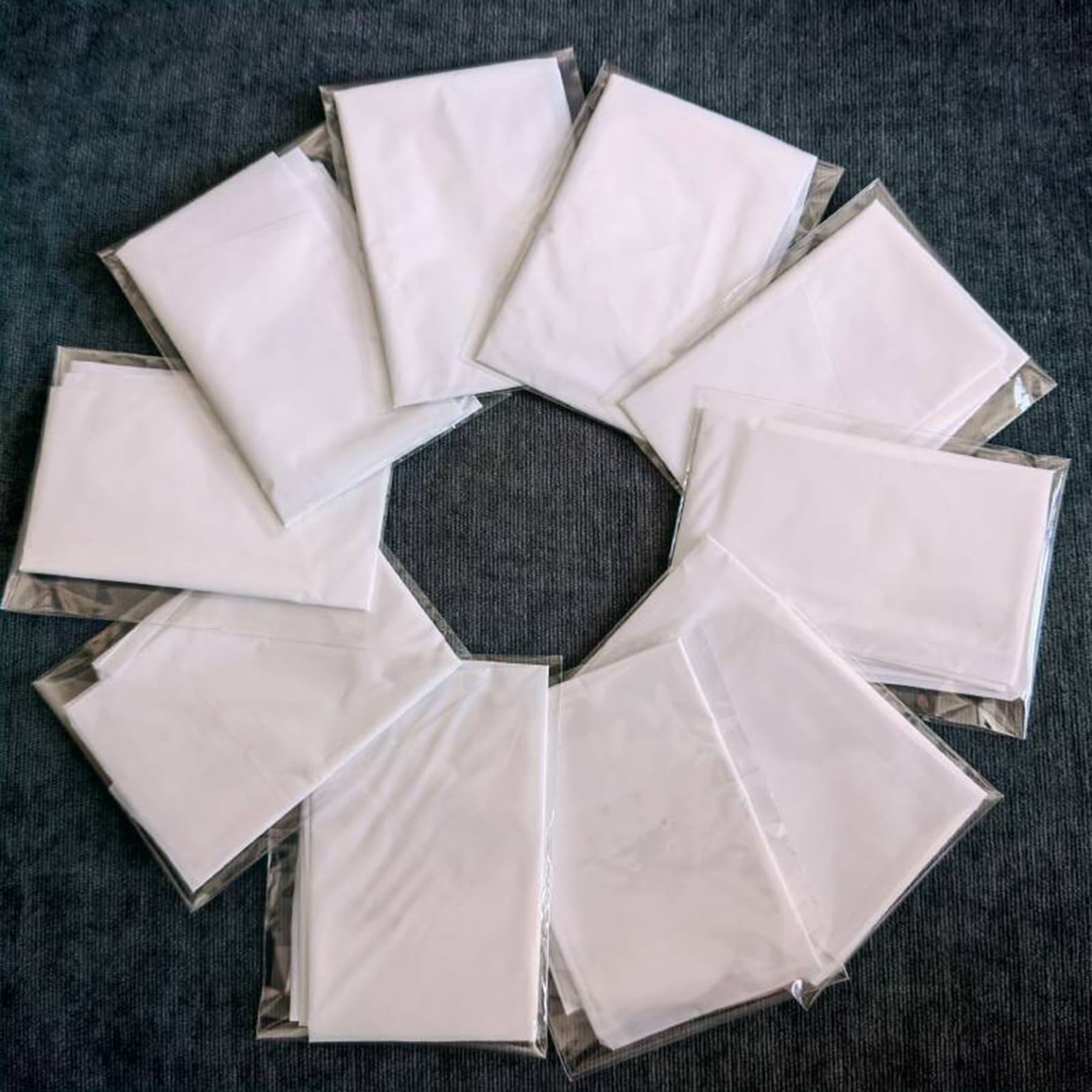 14" X 24" Disposable Adult Poly Lobster/Seafood Bib thumbnail 5