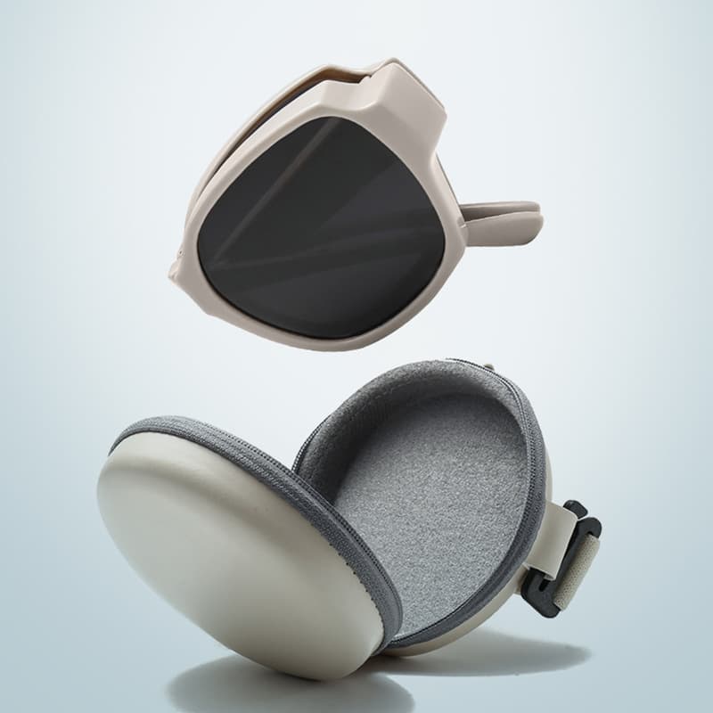 Foldable Polarized Sunglasses with Case thumbnail 2