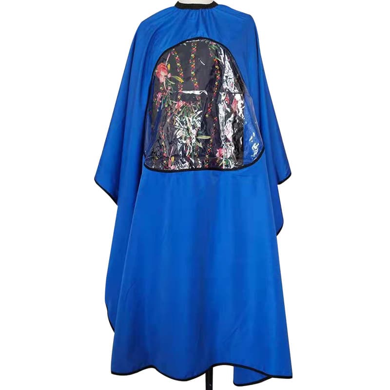 Transparent Window Barber Cape thumbnail 2