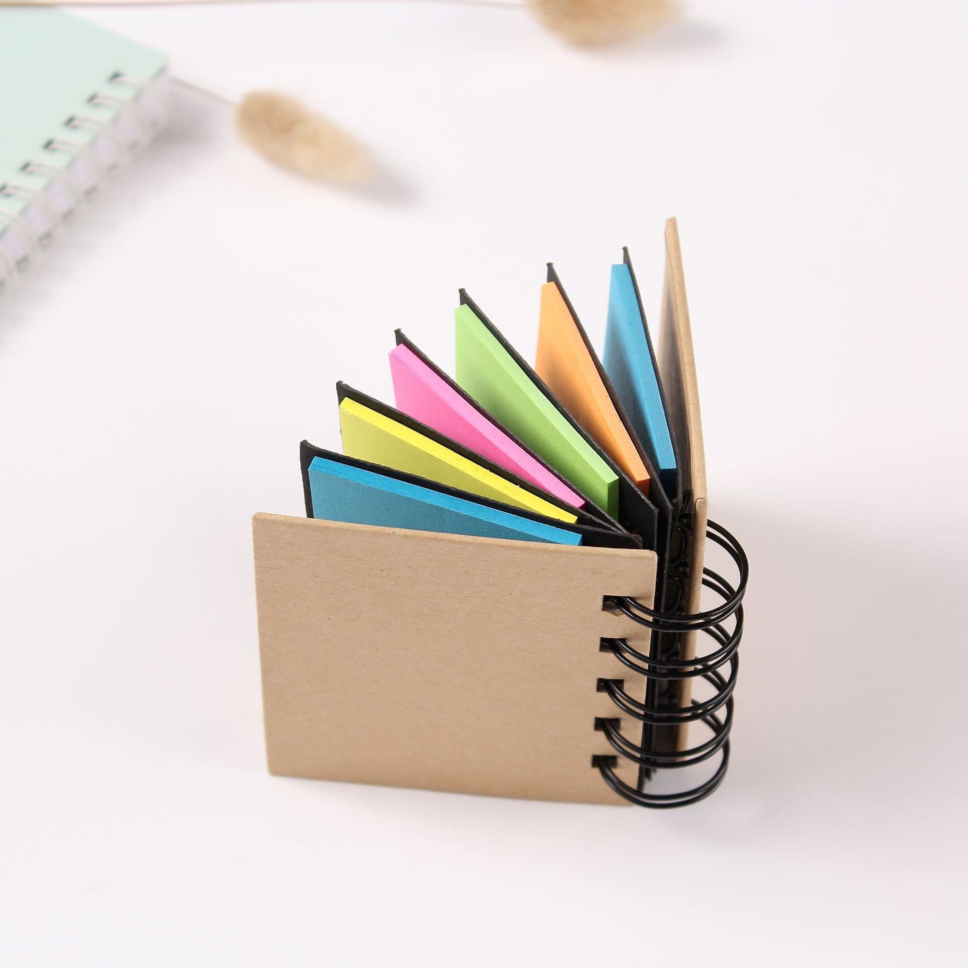 Kraft Paper Sticky Note Spiral Notebook thumbnail 7