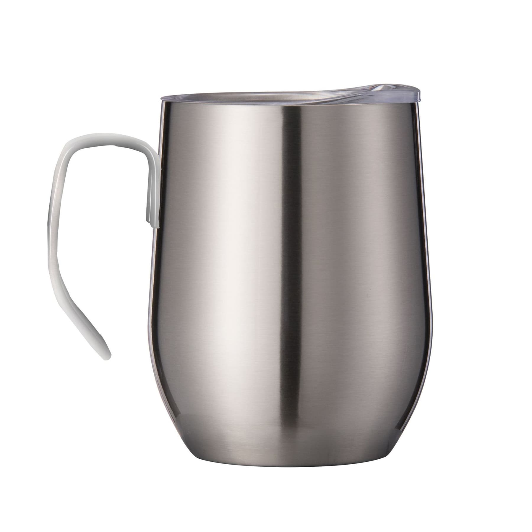 12 oz Stainless Steel Vacuum Insulated Wine Tumbler Handle thumbnail 3