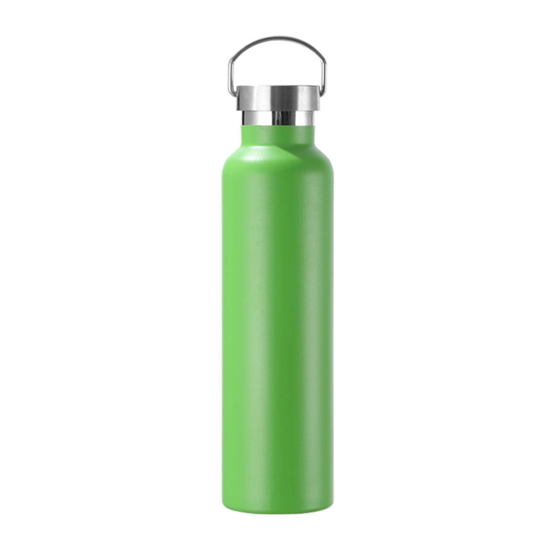 750ml double wall stainless steel bottle with bamboo lid thumbnail 8