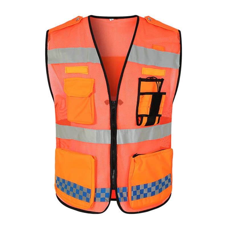 Mesh Safety Reflective Vest thumbnail 4