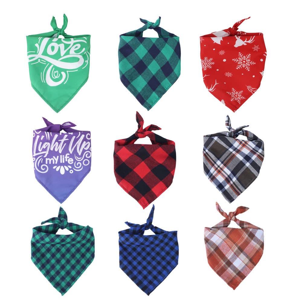 Dye Sublimated Large Triangle Pet Scarf thumbnail 8