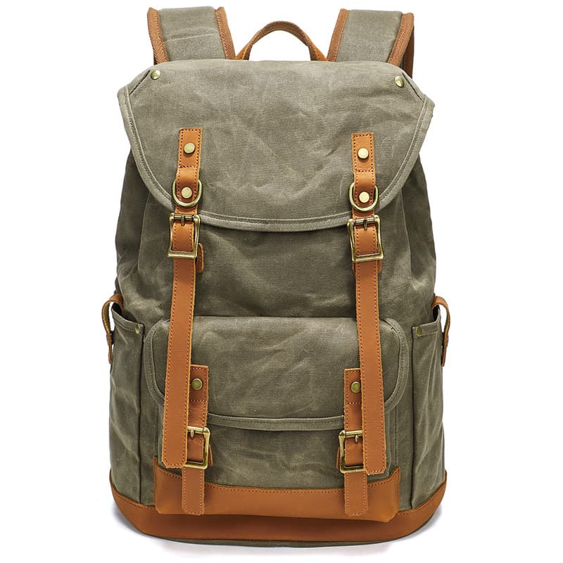 Unisex Canvas Casual Rucksack thumbnail 3