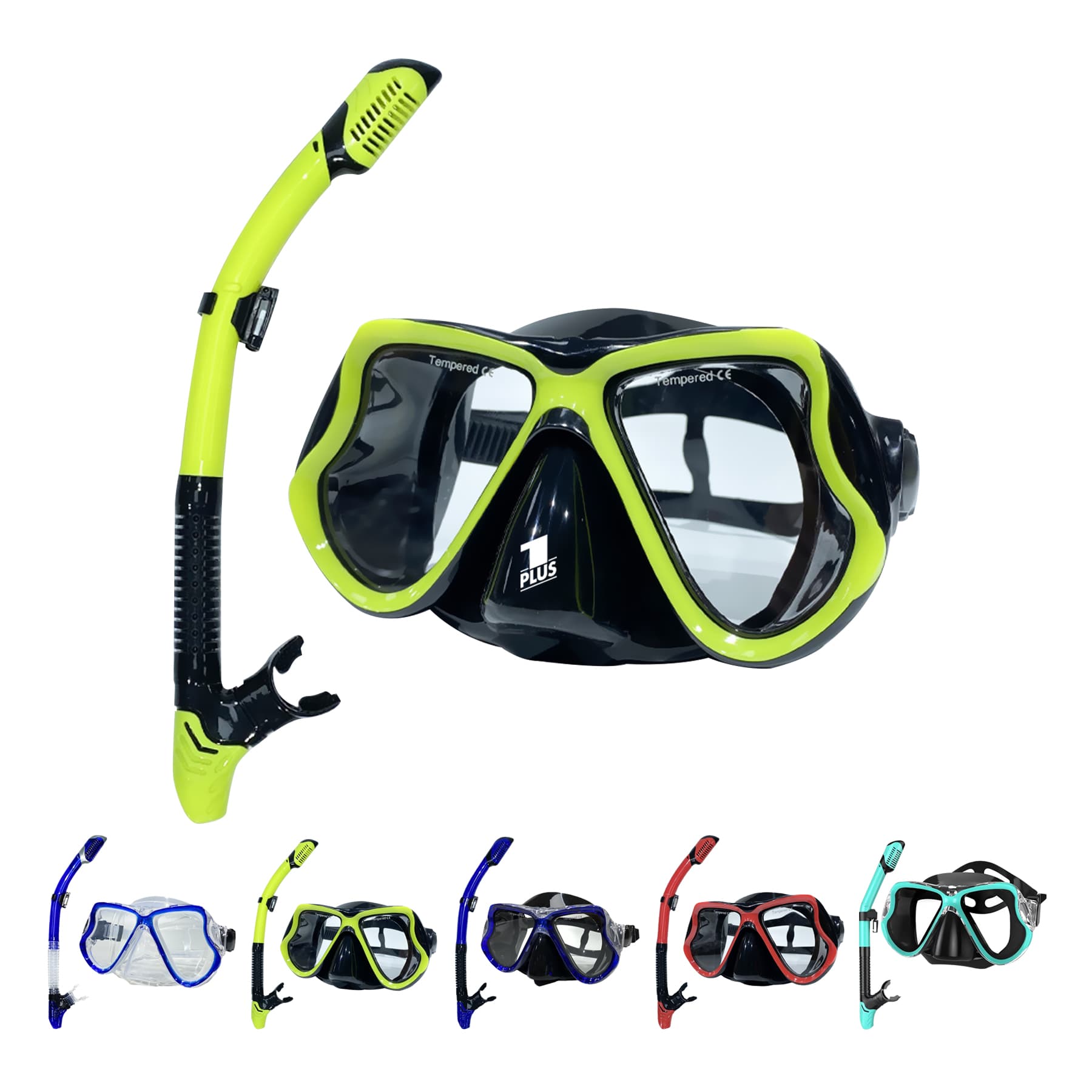 Dry Snorkel Set/Professional Snorkeling Gear