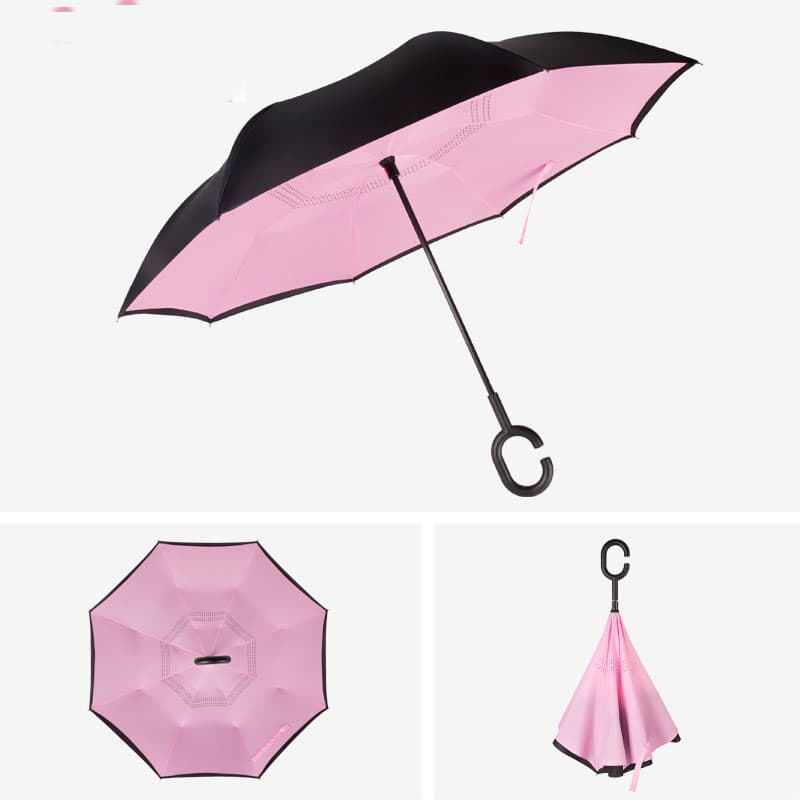 C-Shaped Handle Reverse Umbrella thumbnail 2
