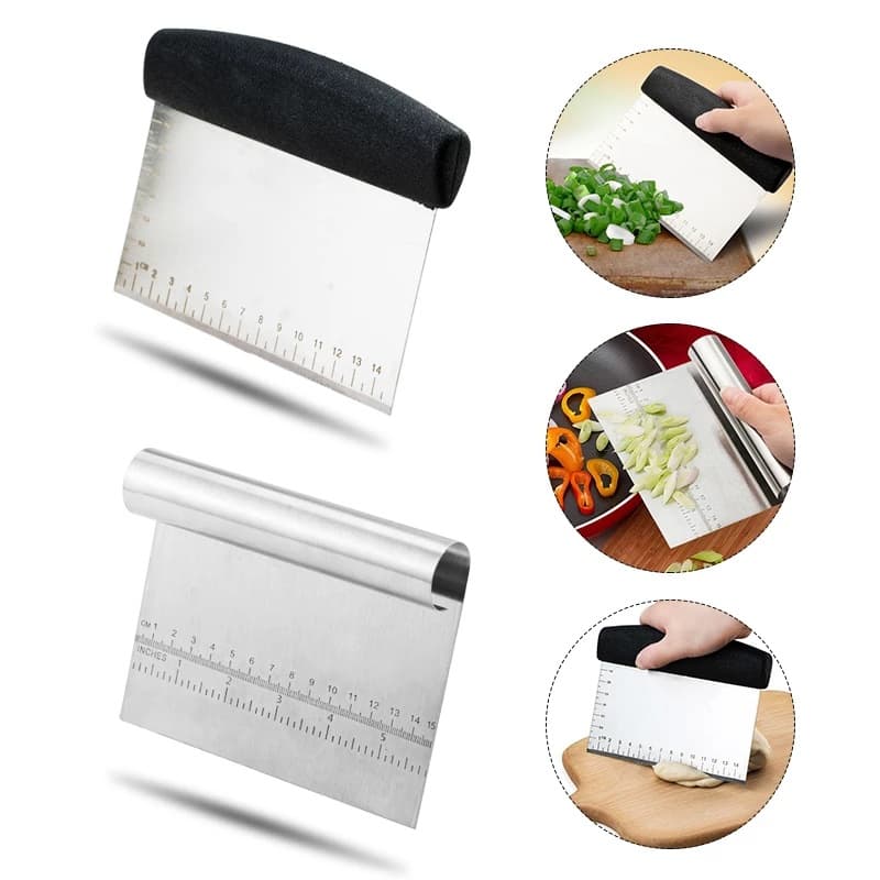 Stainless Steel Cake Dough Cutter Scraper thumbnail 2