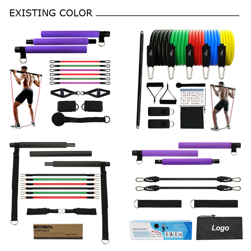 Pilates Bar Kit with Resistance Bands thumbnail 8