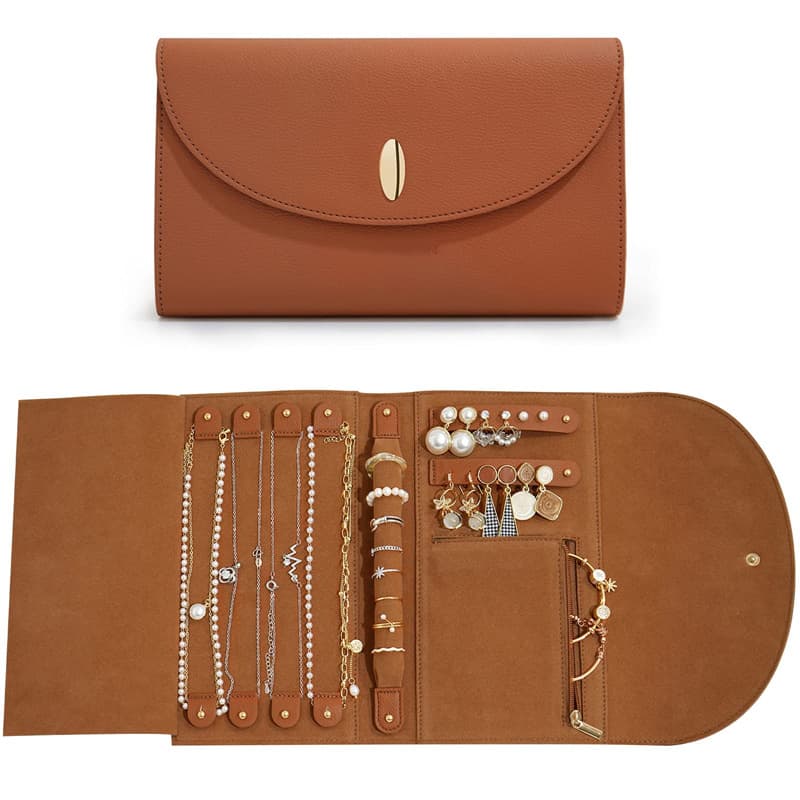 PU Large portable travel jewelry storage bag thumbnail 4