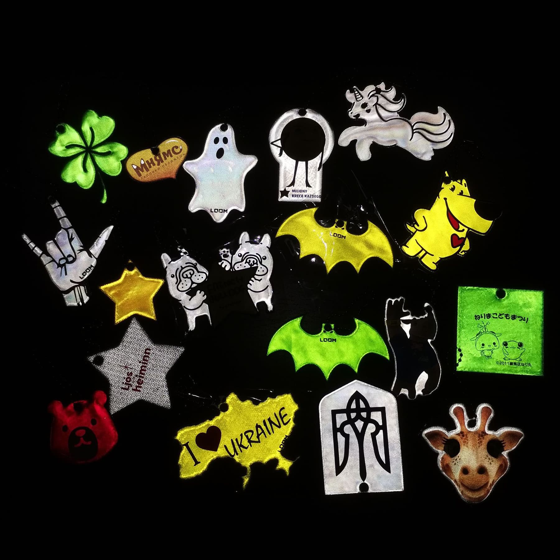 Pvc Custom Shape Reflective Pendant Keychain thumbnail 4