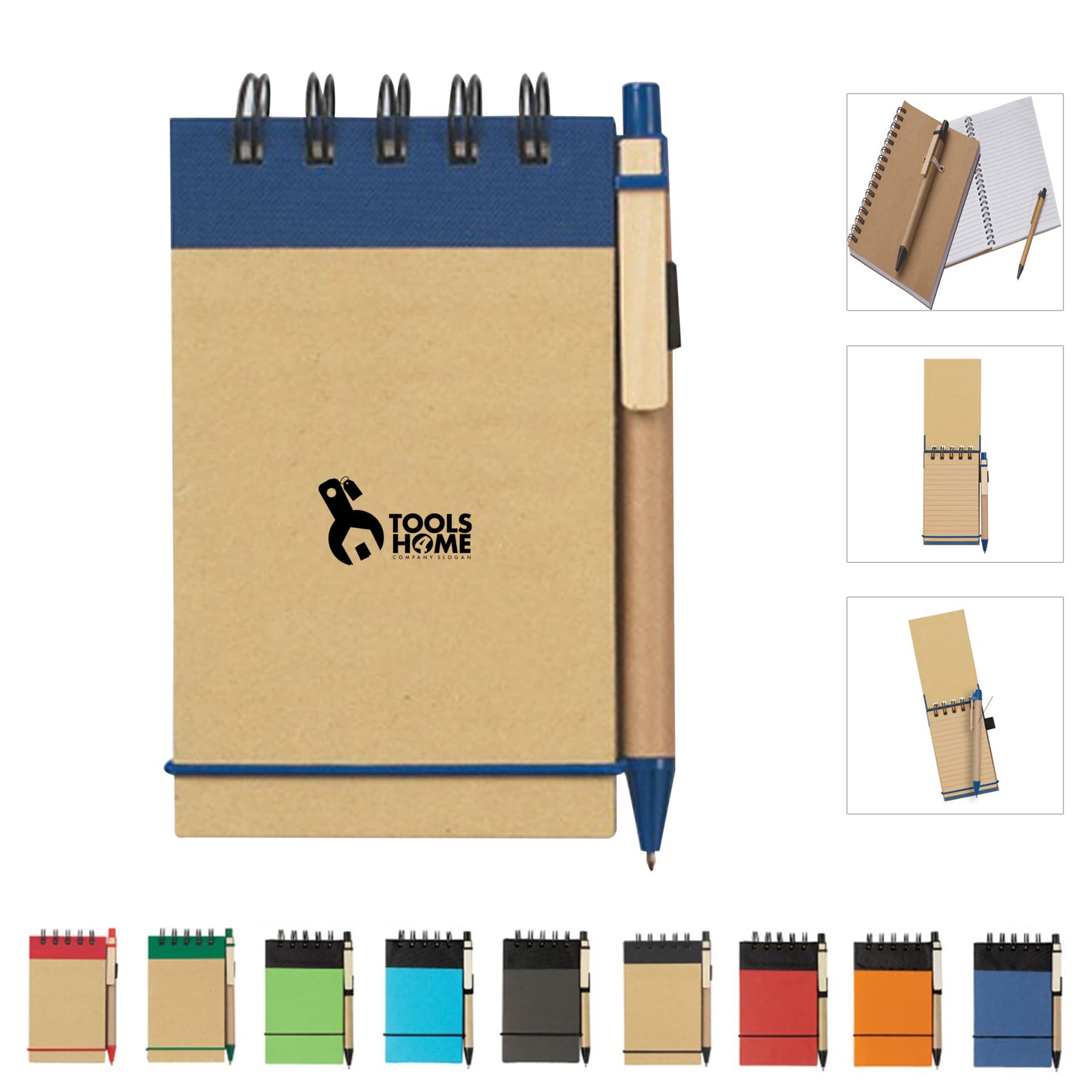 Recycled Jotter Notepad With Paper Pen