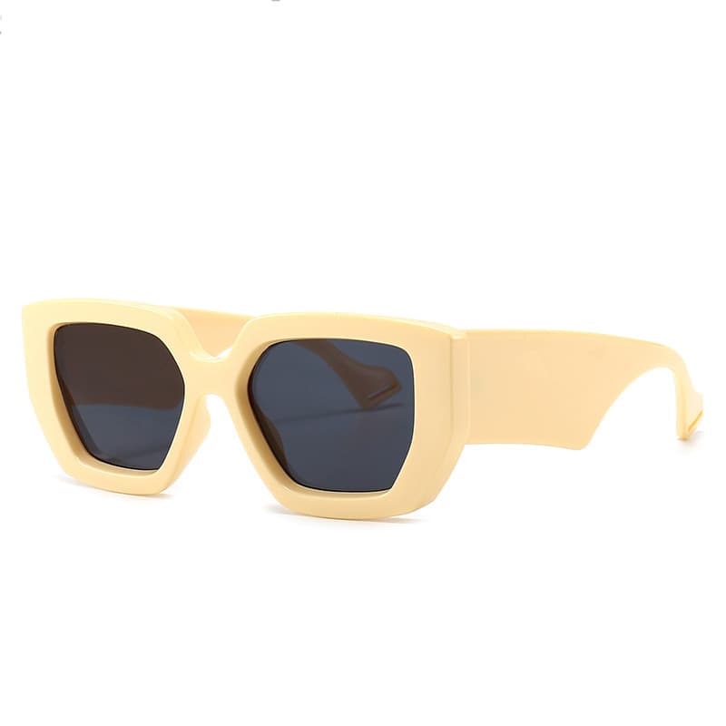 UV Protection Unisex Vintage Square Sunglasses