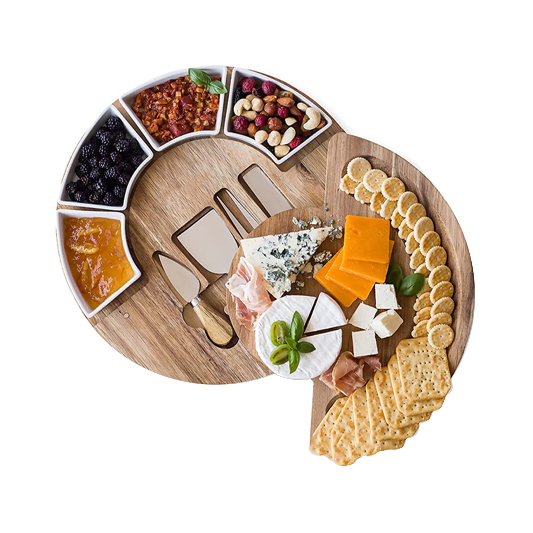 Bamboo Cheese Board Set thumbnail 2