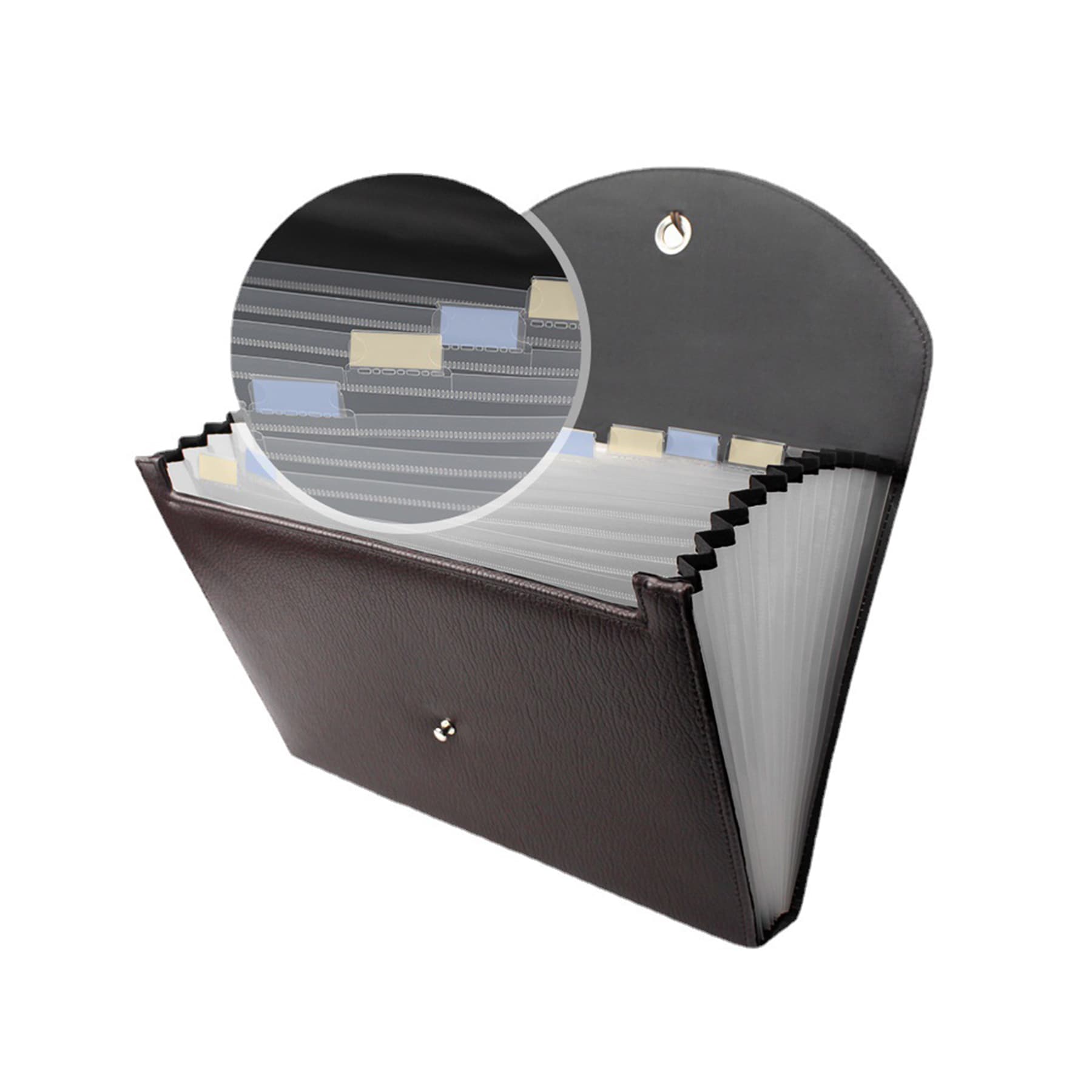 Expandable Portable Accordion File Folder