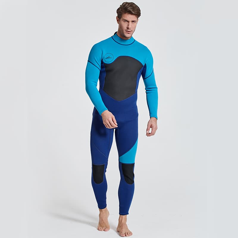 2XL Wetsuit Men 3Mm Neoprene Full Body Diving Suits Long Sleeve thumbnail 4