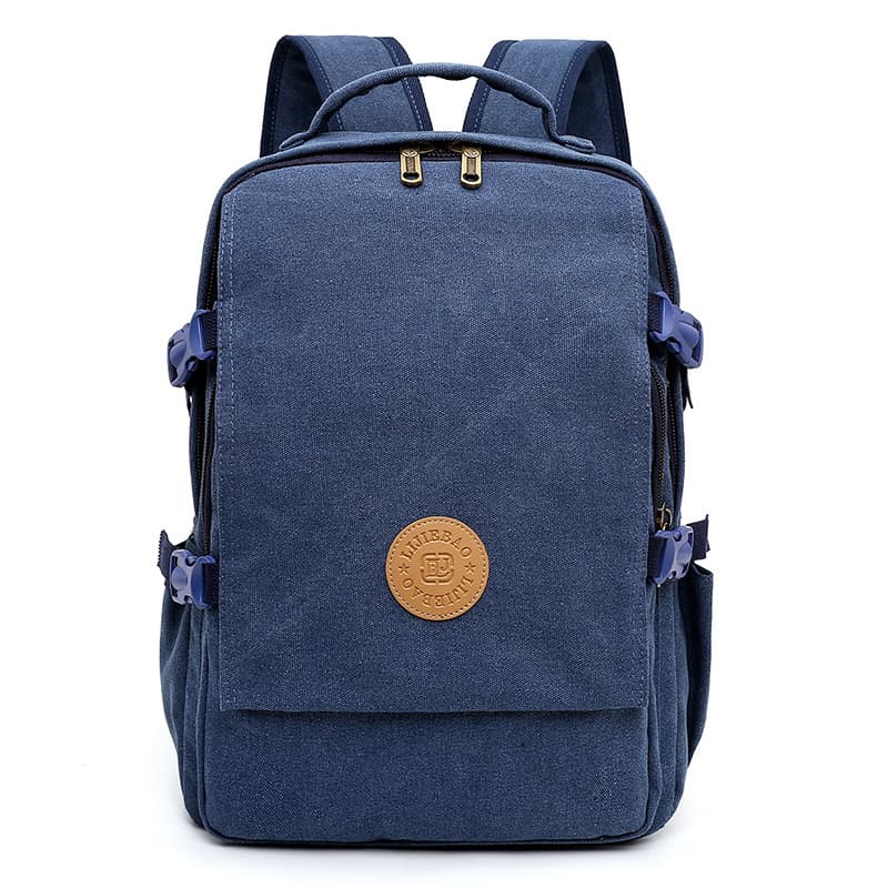 Vintage Canvas Backpack for Men Women thumbnail 2