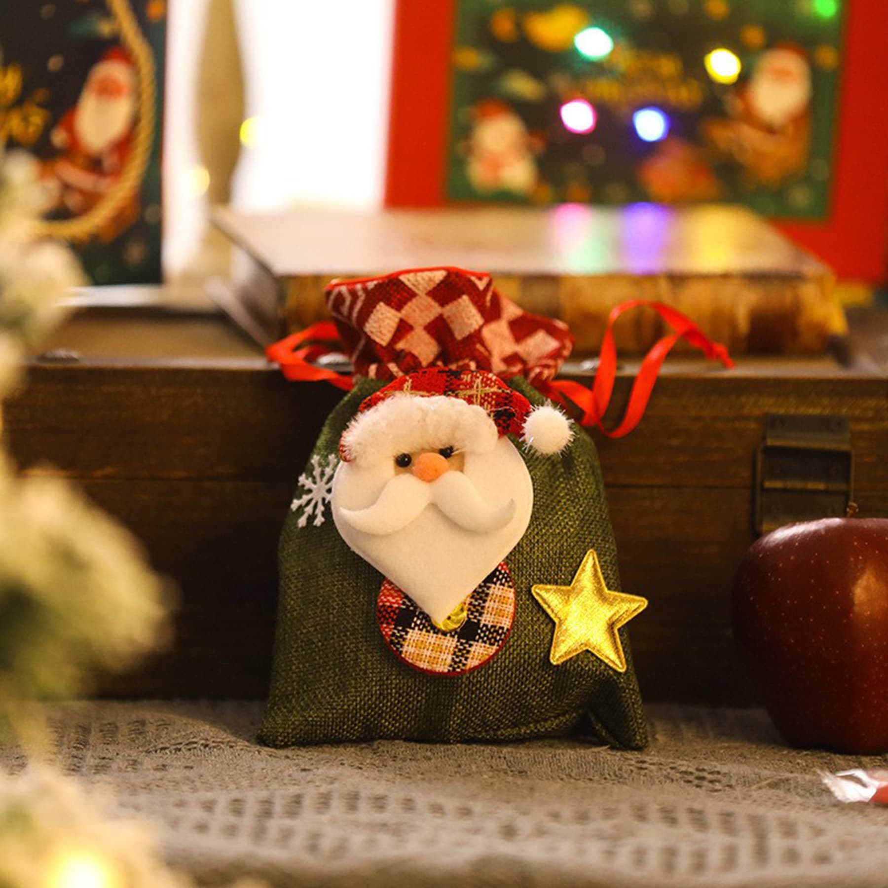 Christmas Drawstring Bag thumbnail 5