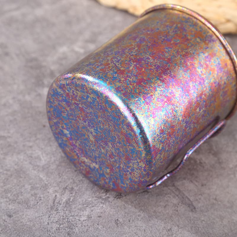 Ultralight Purple Titanium Cup with Lid thumbnail 5