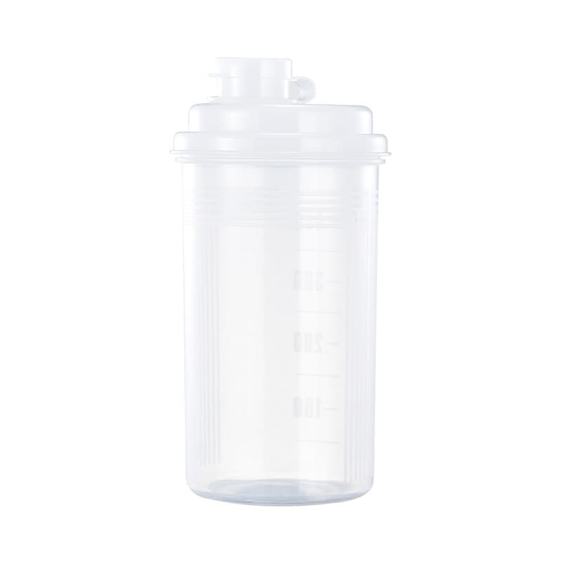 17.5oz Plastic clear graduated water bottle thumbnail 3