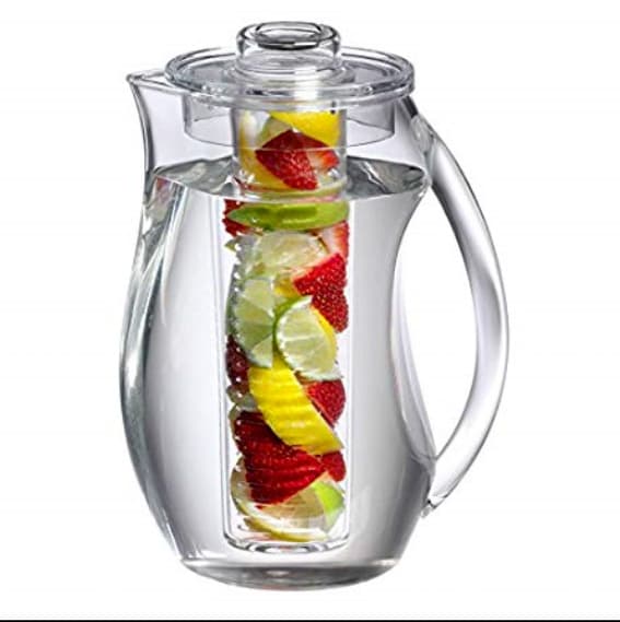 2.5L Acrylic Pitcher Fruit Flavor Infusion Filter Bottle