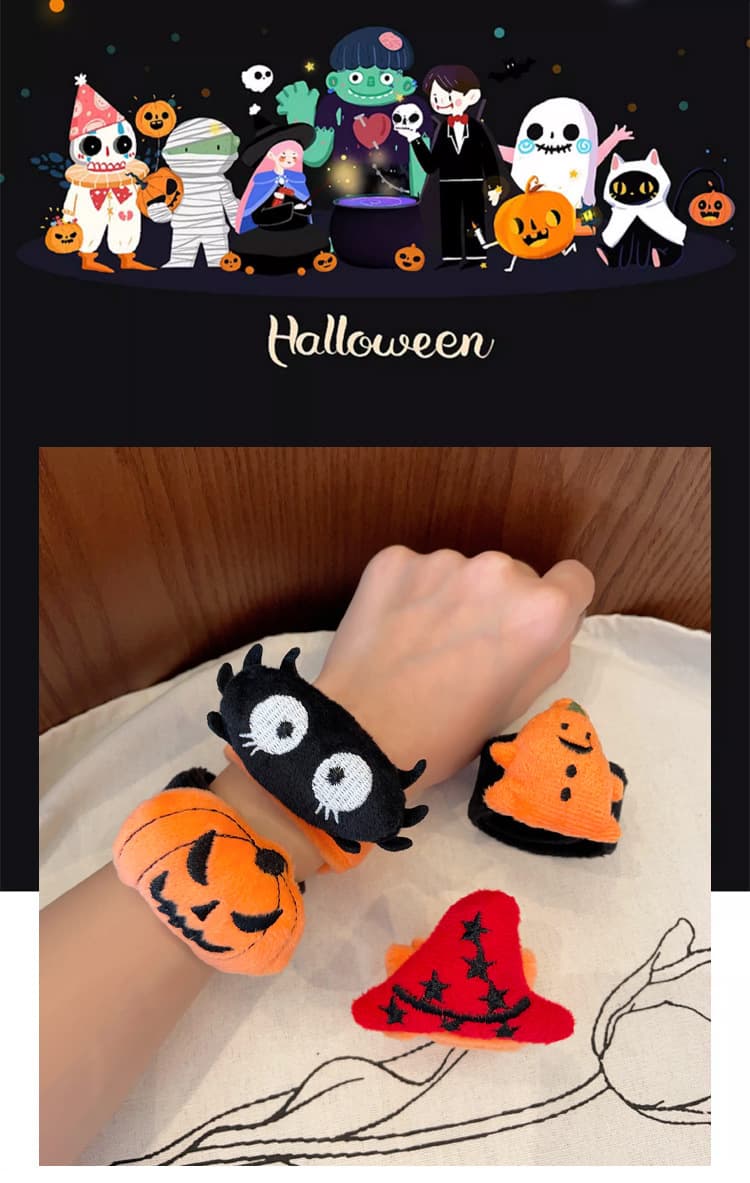 Halloween Cartoon Pat Circle Wristband thumbnail 2