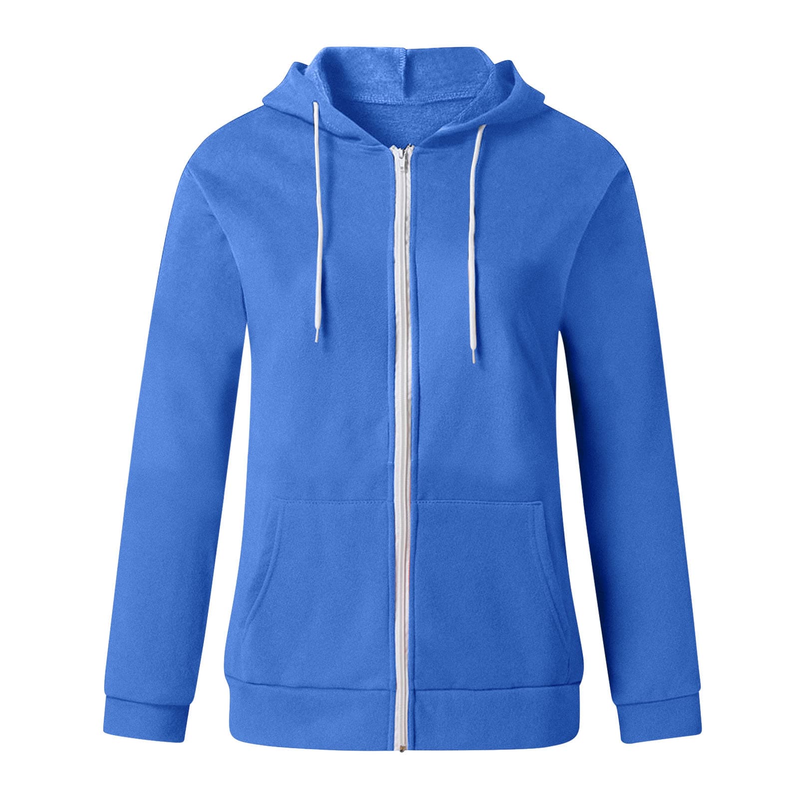 Women’S Color Block Zip Up Hoodie Sweatshirt/Long Sleeve thumbnail 5