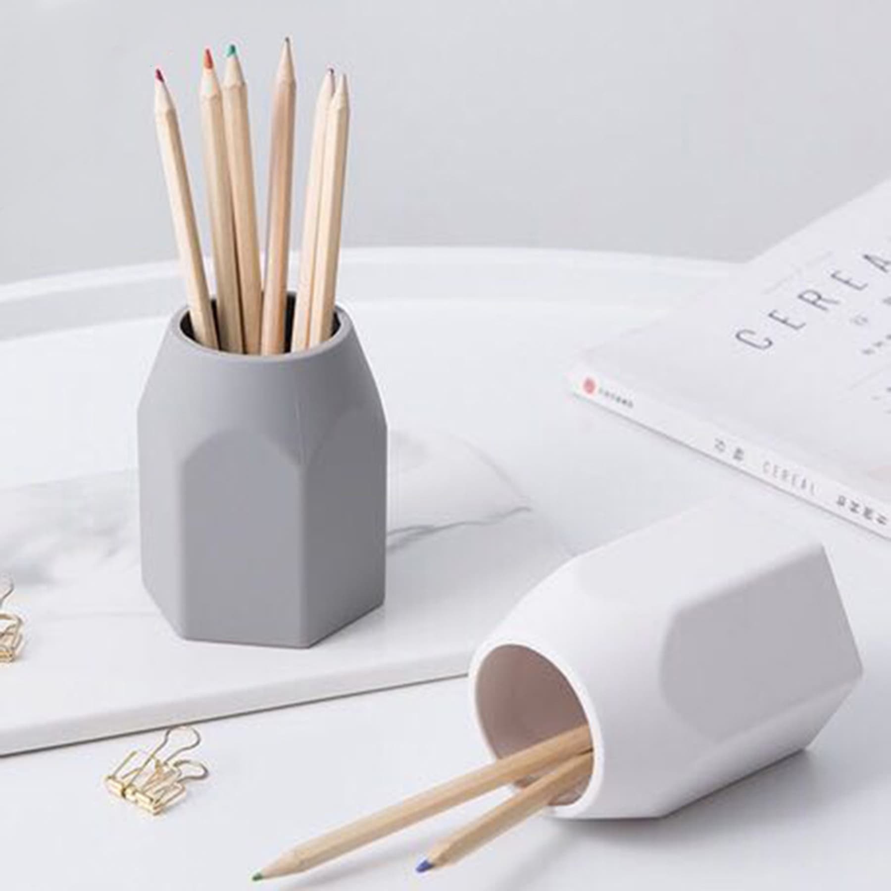 Geometric Silicone Pencil Holder thumbnail 12