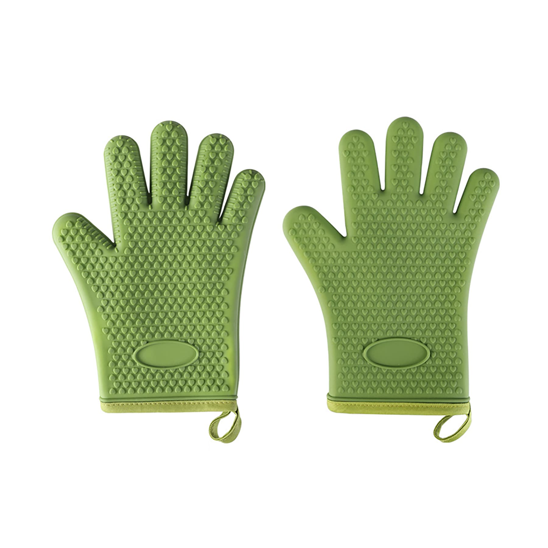 Heat Resistant Nonslip Silicone Oven Mitts Short thumbnail 3