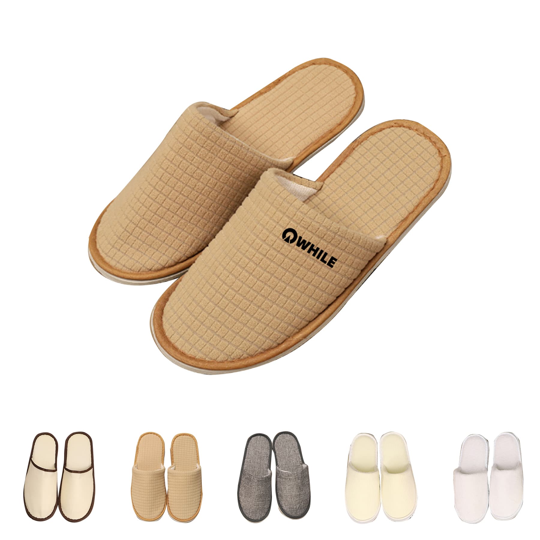 Fleece Hotel Indoor Slippers