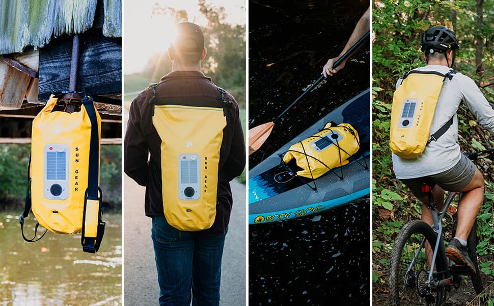 20 L Waterproof Roll Top Storage Dry Bag With Speaker LED thumbnail 8