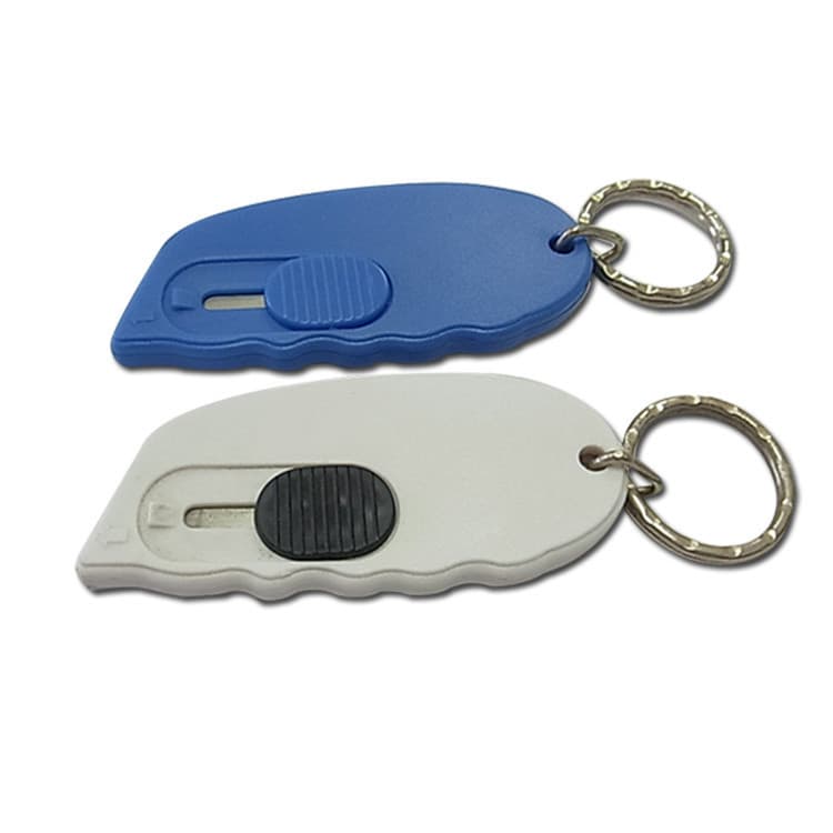 Mini Retractable Knife Box Cutter Letter Opener Keychain thumbnail 5