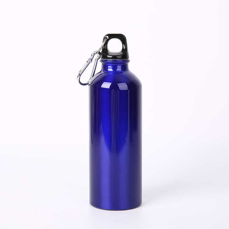25 Oz Aluminum Water Bottle Flask With Carabiner thumbnail 7