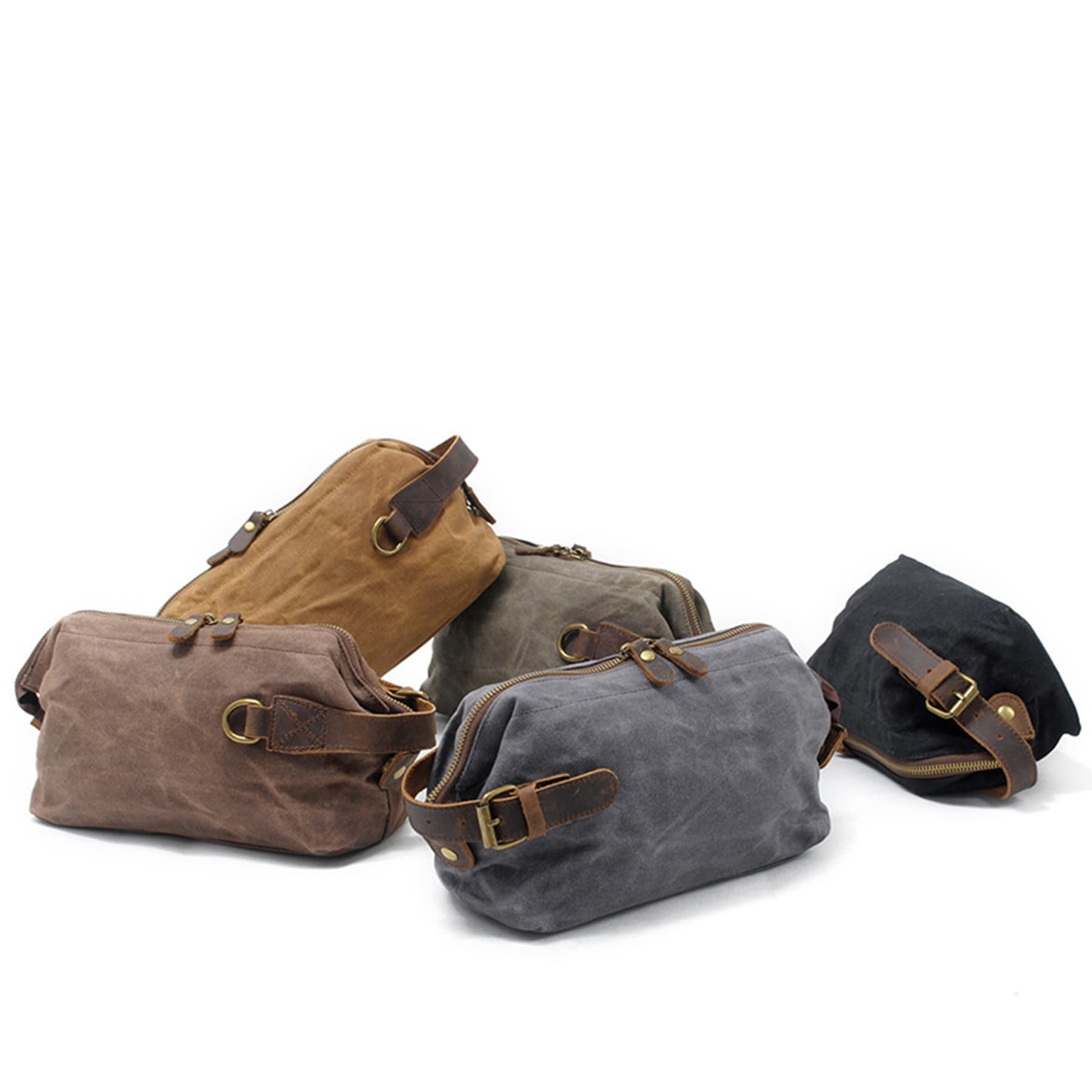 Waxed Canvas Toiletry Bag thumbnail 8