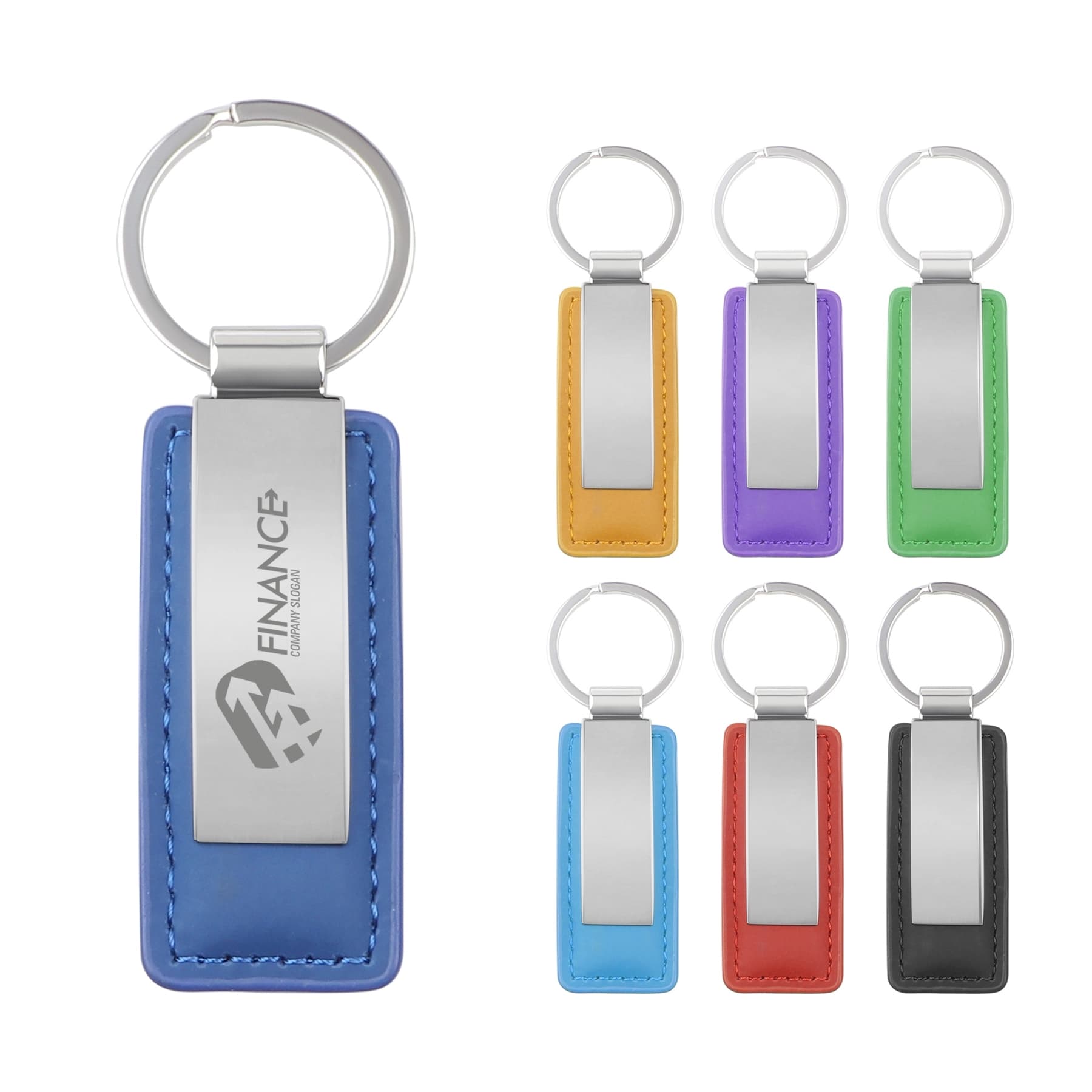 PU Leather Metal Key Tag thumbnail 3